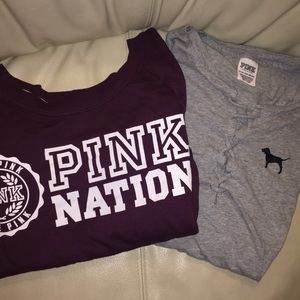 Bundle of Two Victoria’s Secret PINK shirts